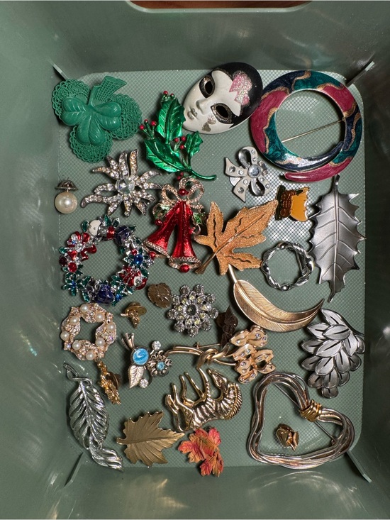 Jewelry - Assorted pins and brooches READ DESCRIPTION